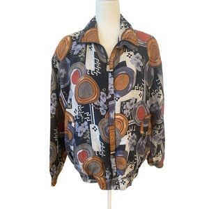 Coaco Womens Vintage Silk Bomber Style Jacket